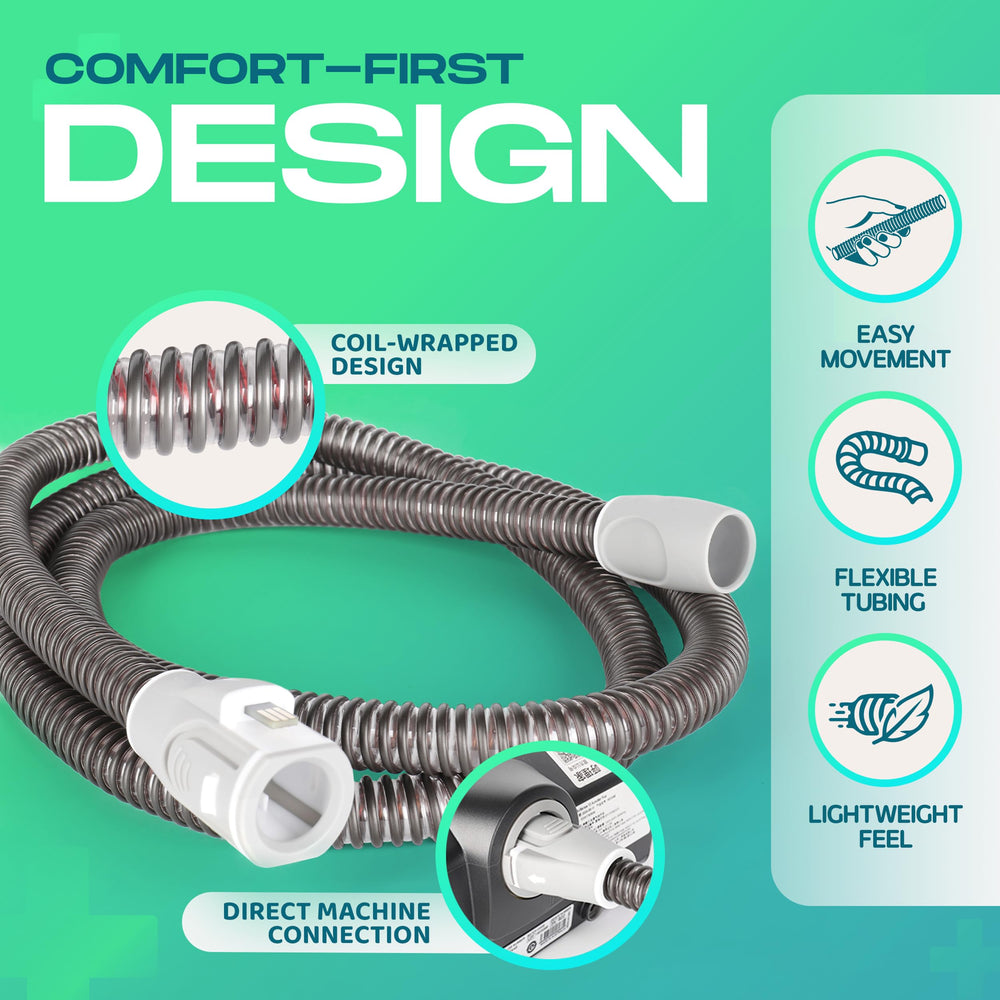 Expanza AirSense 10 tubing design to help reduce condensation in warm airflow