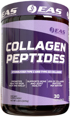 Experimental and Applied Sciences collagen powder bottle suggests hydrolyzed formula for joint and skin support.