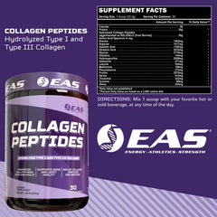 Experimental and Applied Sciences collagen powder scoop illustrating easy serving for daily intake.