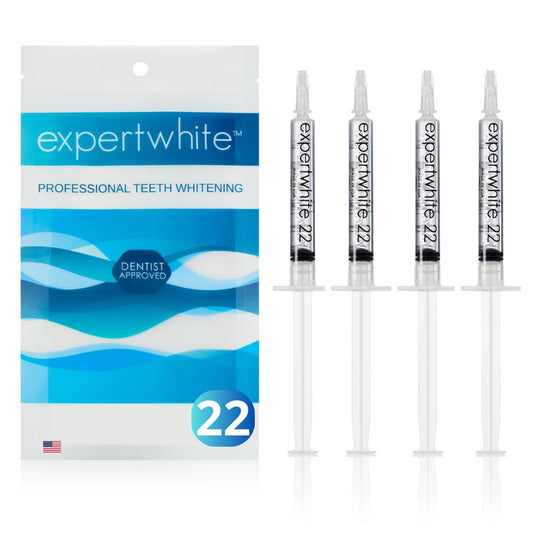 Expertwhite 22% gel application for at-home whitening with balanced strength
