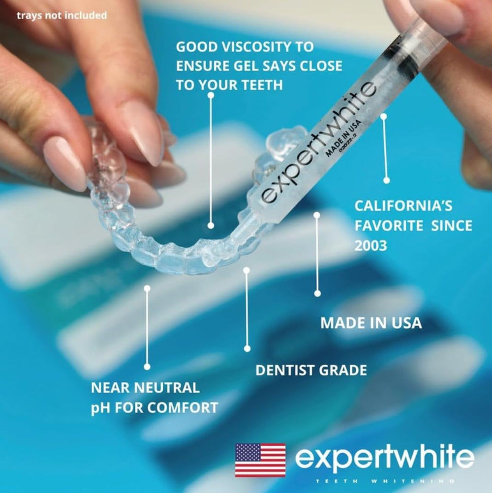 Expertwhite enamel-safe whitening gel for enamel protection.