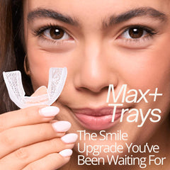 ExpertWhite Max Glow Trays on-the-go use simplify whitening during busy days.