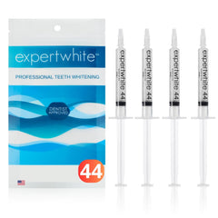 Expertwhite Ultra+ 44% gel syringes for tray whitening, high-strength at-home option.
