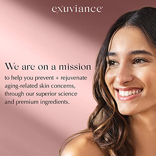 EXUVIANCE Vitamin C routine snapshot suggests brightening over time.