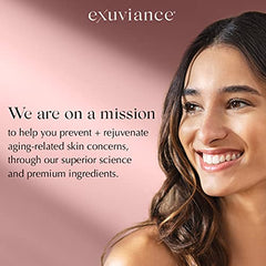 EXUVIANCE Vitamin C routine snapshot suggests brightening over time.