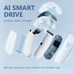 EXVITAMIN portable neck massager on office desk for quick breaks