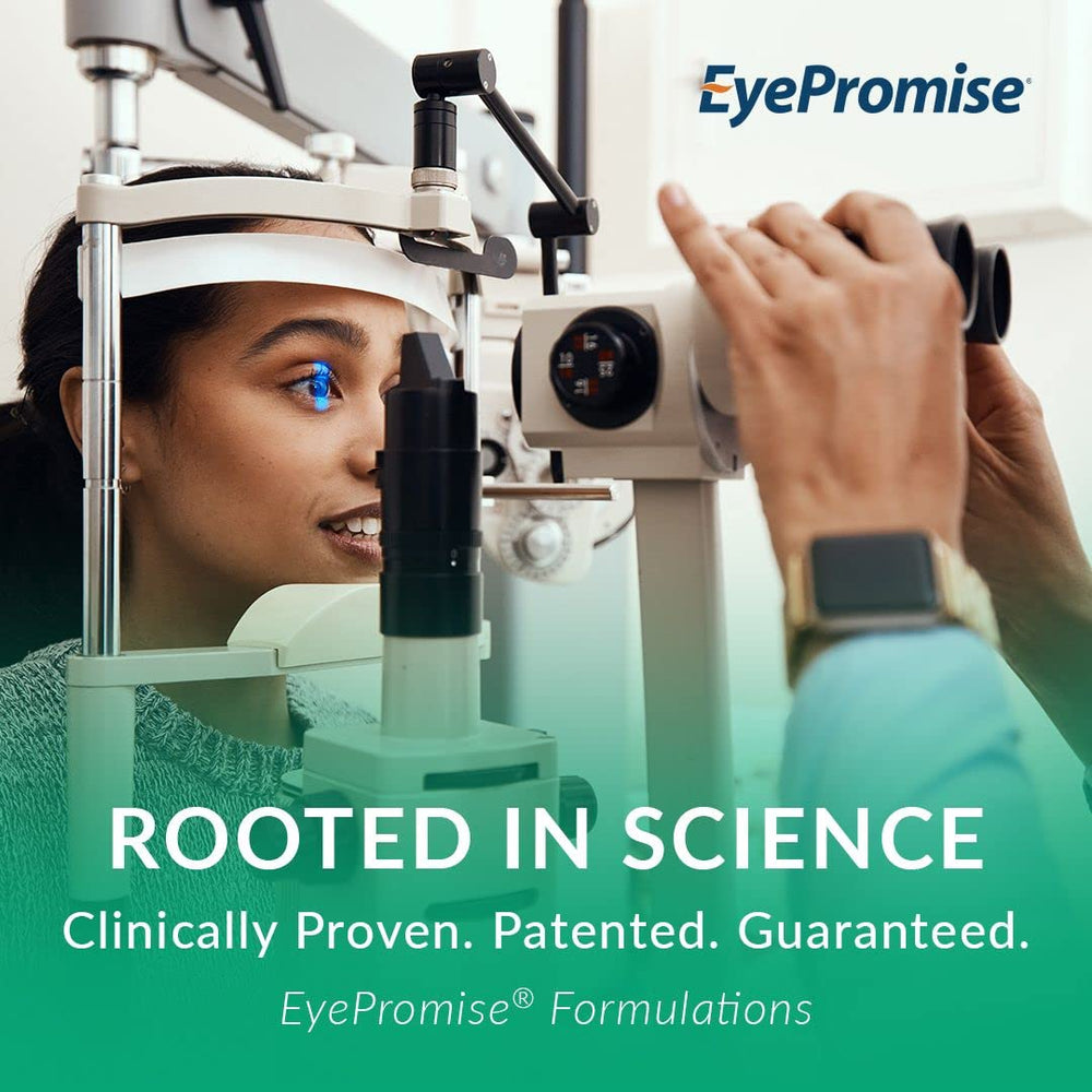 EyePromise AREDS2 ingredients in Vizual Edge for comprehensive eye support.