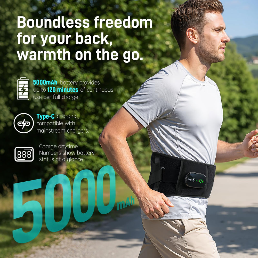 Eyomo ergonomic lumbar support follows your natural curve for comfort.