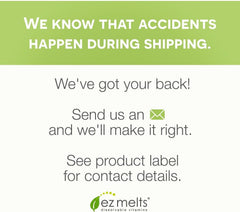 EZ Melts B1 box emphasizes free-from formulation