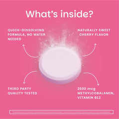 EZ Melts B12 vegan, non-GMO, gluten-free formula for clean supplementation.