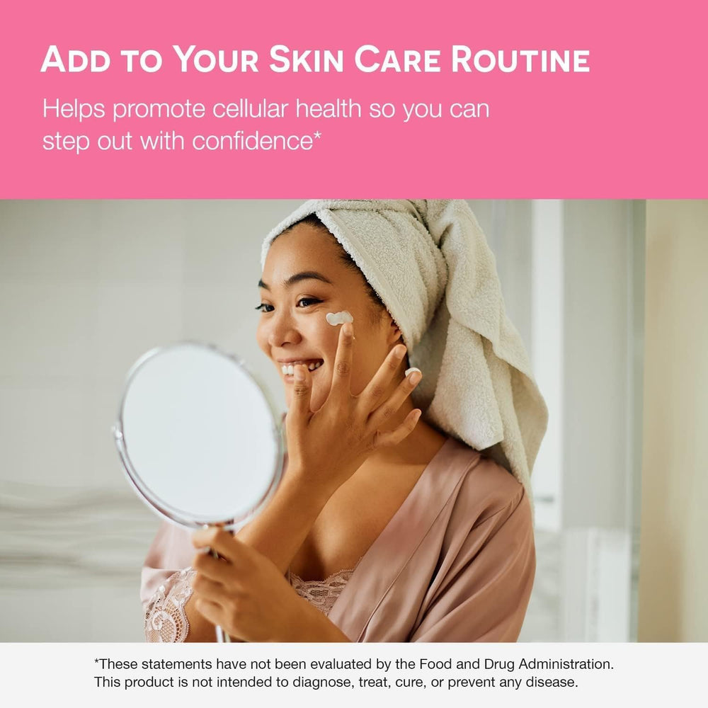 Vegan, non-GMO EZ Melts Biotin packaging highlighting clean nutrition