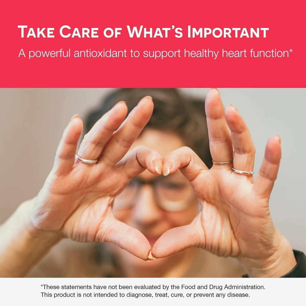 EZ Melts CoQ10 heart-health focus emphasizes daily cardiovascular support.