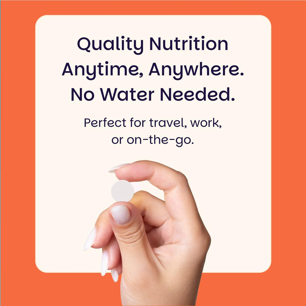 EZ Melts label highlights vegan non-GMO and no artificial flavors.