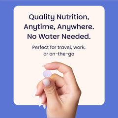 EZ Melts Multivitamin bottle open pour of dissolvable tablets