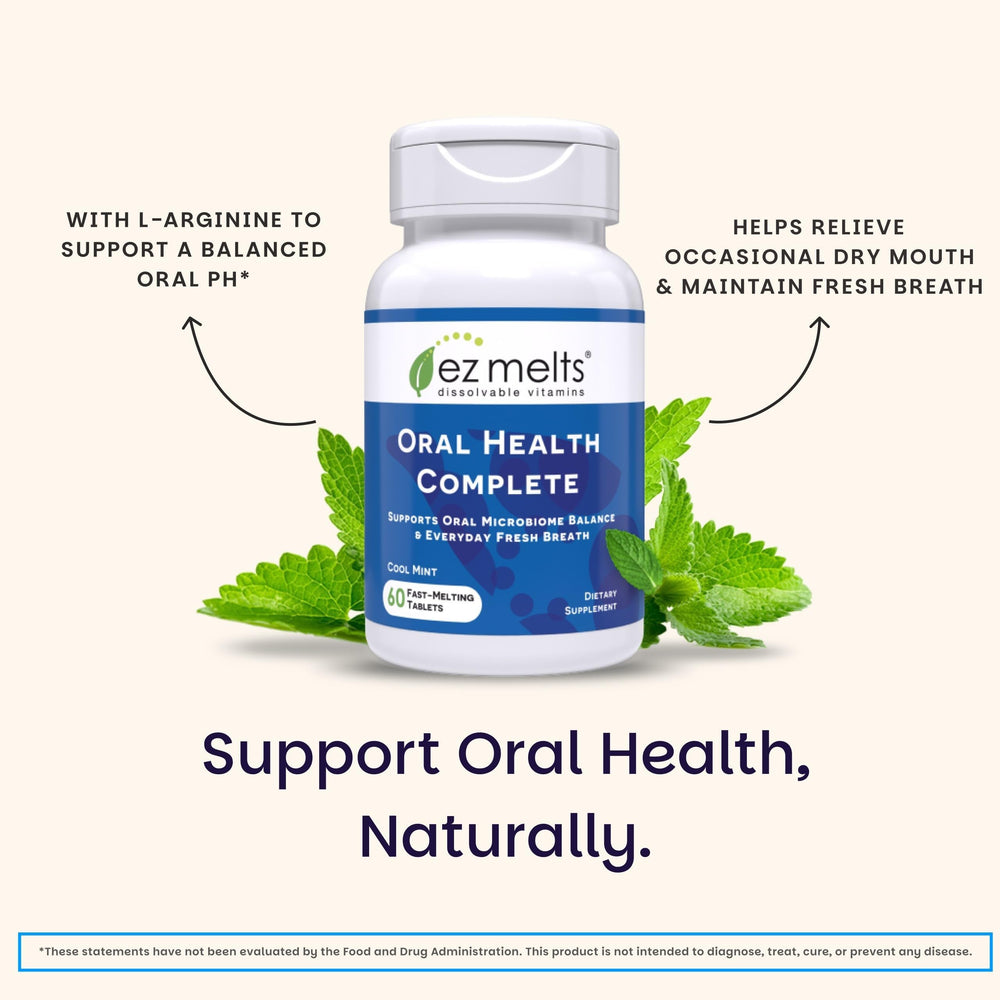 EZ Melts vegan non-GMO formula with no artificial flavors