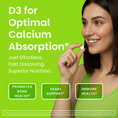 EZ Melts tablet dissolving on tongue for fast absorption