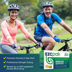 EZC Pak box and capsules ready for daily routine.