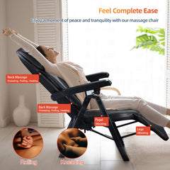 Ezencon legrest supports legs for more comfortable, extended massage sessions.