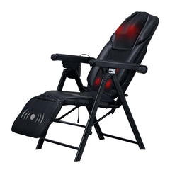 Ezencon foldable massage chair folded for compact storage or easy transport