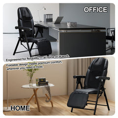 Ezencon massage chair in vibration mode enabling full-body relaxation