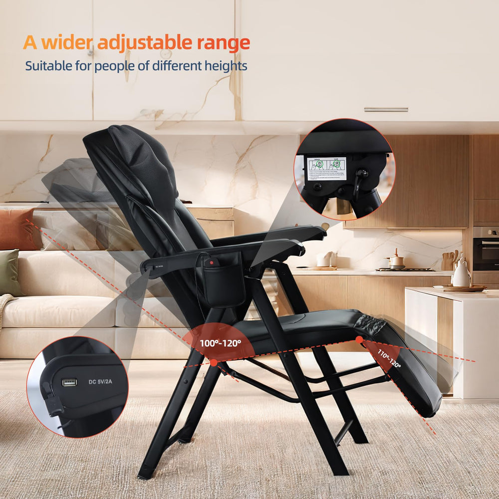 Ezencon shiatsu back massage rollers provide deep kneading across upper and lower back.