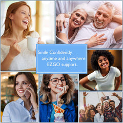 EZGO safe-for-sensitive-teeth formula supporting comfortable whitening.