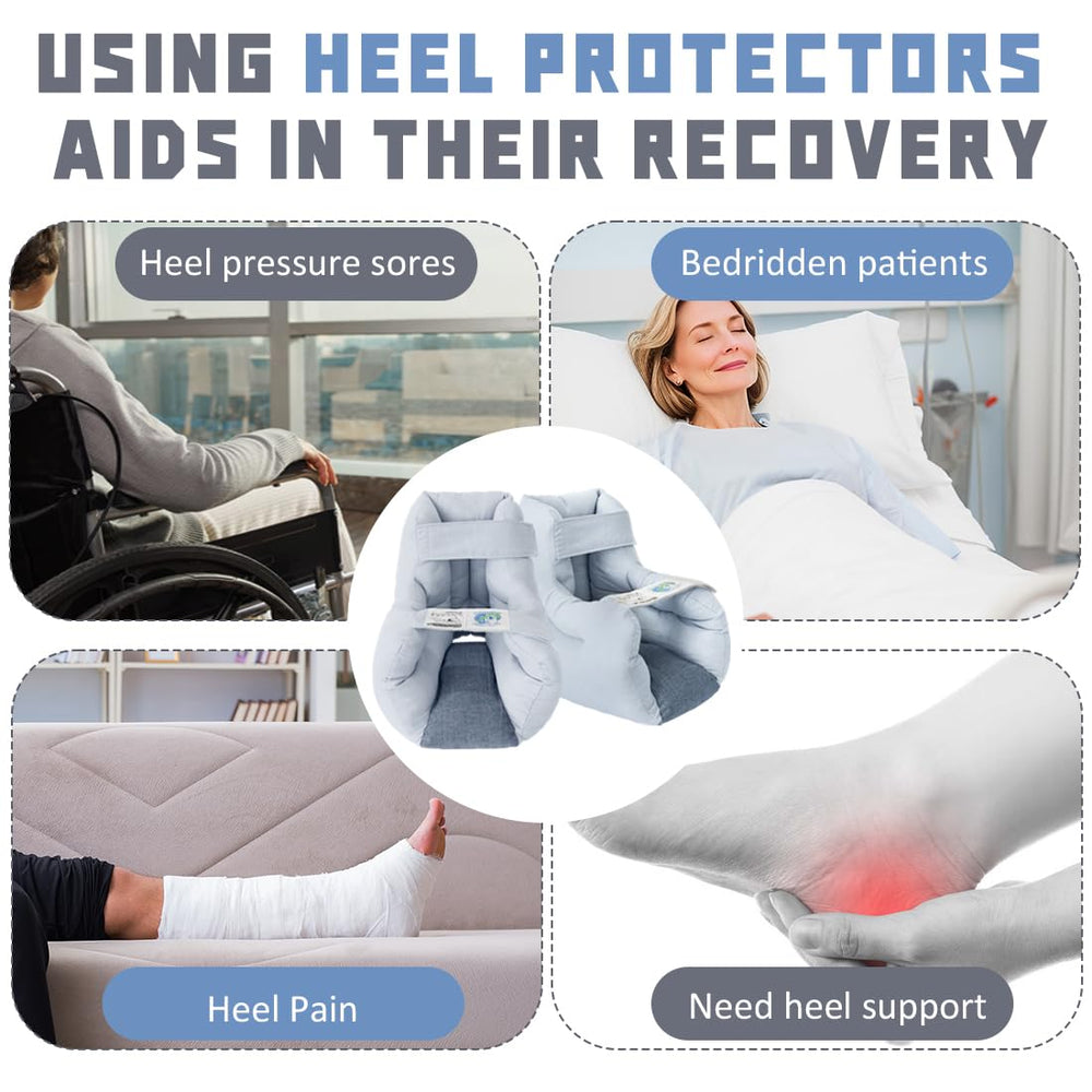 EZSLINGGLIDE heel protector universal fit for either foot and flexible use