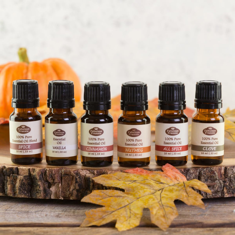 Fabulous Frannie Cinnamon essential oil bottle ideal for comforting kitchen scents.