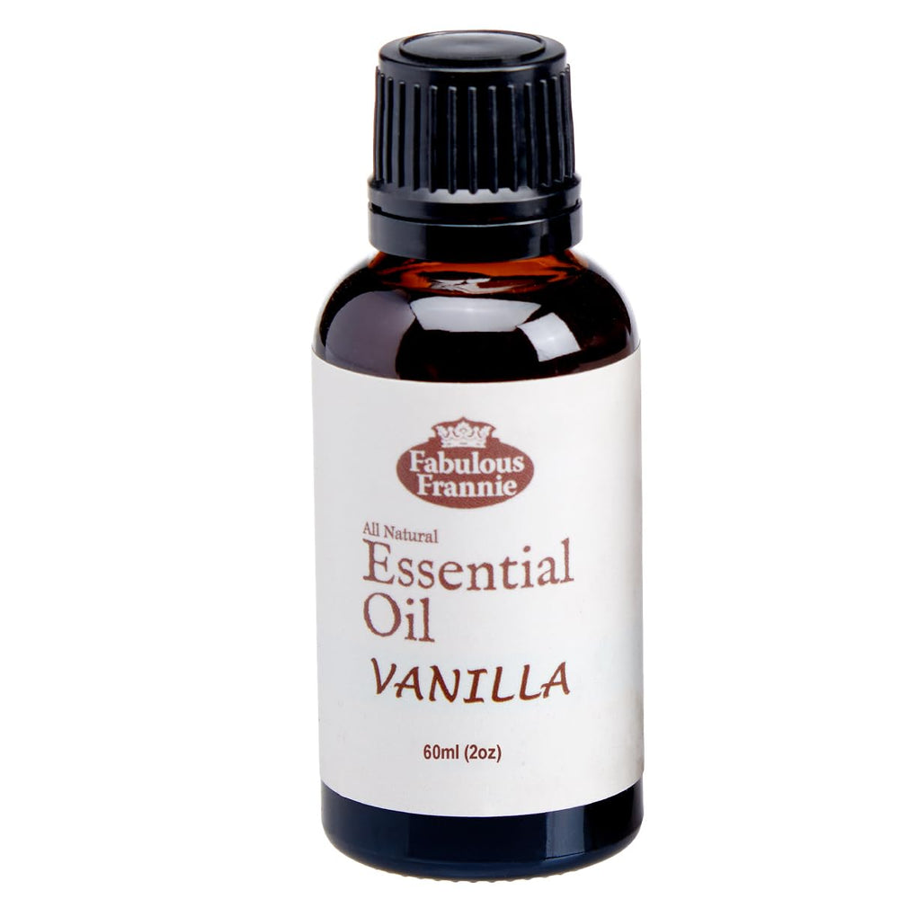 Fabulous Frannie Vanilla essential oil bottle for aromatherapy and home fragrance