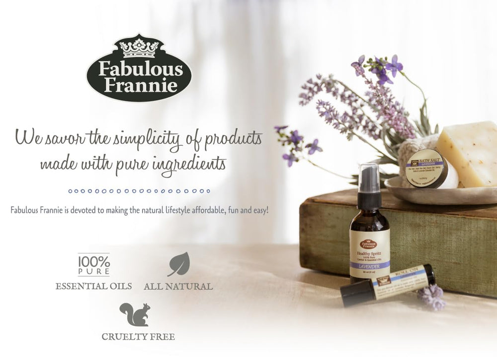 Fabulous Frannie Vanilla essential oil storage bottle keeps aroma protected
