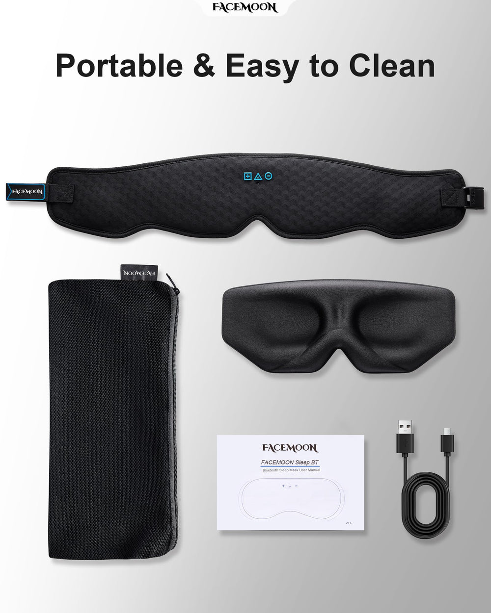 FACEMOON gift-ready packaging makes a thoughtful present for travelers and light sleepers