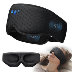 FACEMOON sleep mask with Bluetooth headphones offering true blackout and comfort