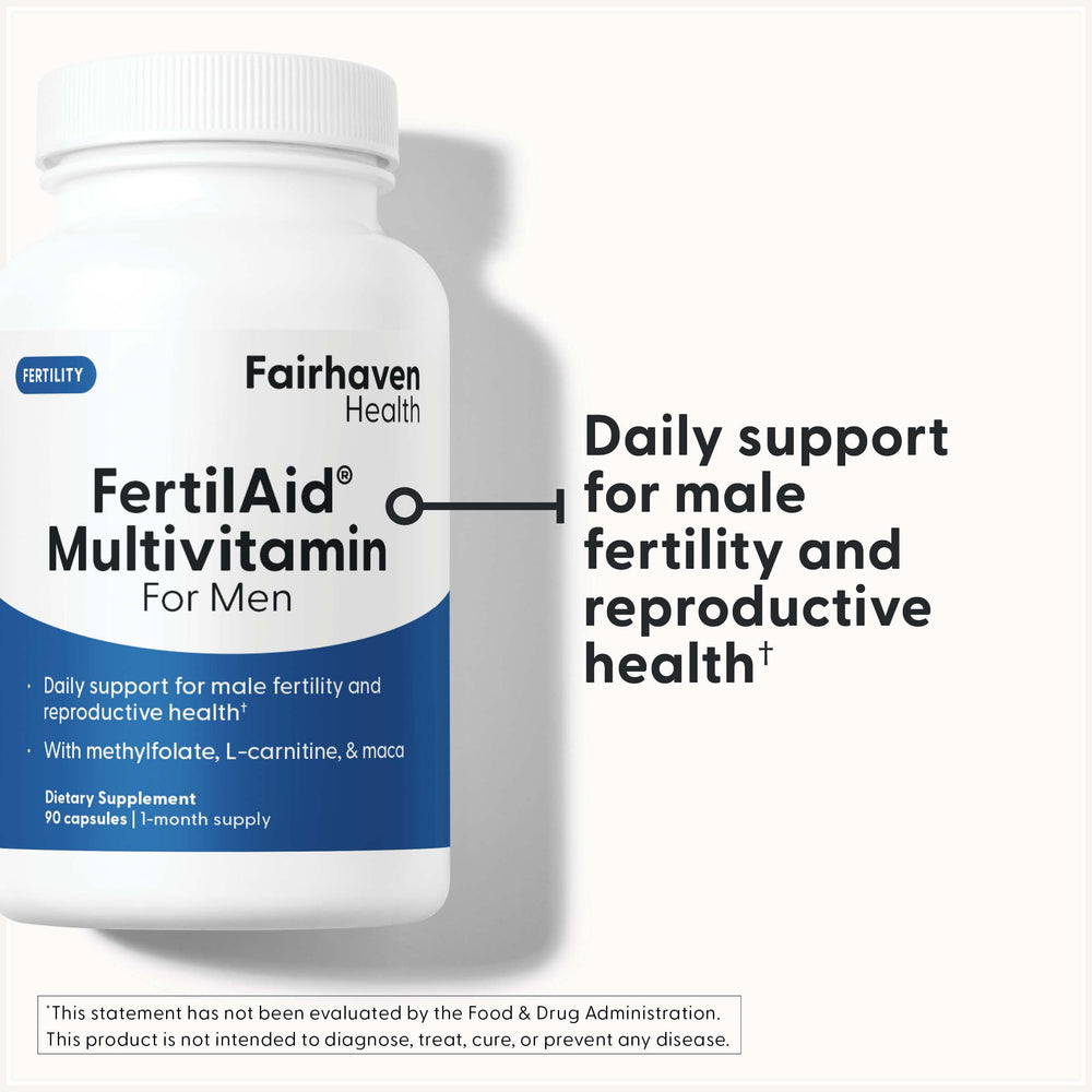 FertilAid for Men capsules close-up for convenient daily use