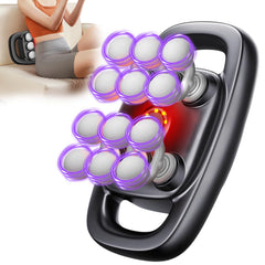 Fakosre 12-head massage gun front view for full body relaxation