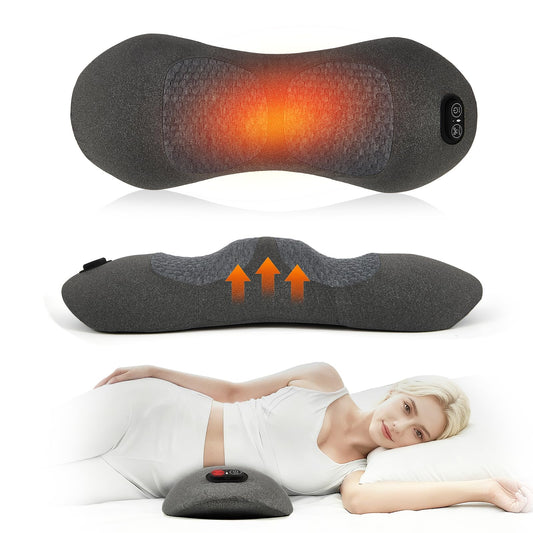 FAMKCY 3-in-1 lumbar pillow front view showing ergonomic support for rest and posture
