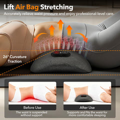 FAMKCY back pillow with heat therapy for comfortable warmth