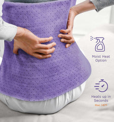 Fanatato heating pad auto-off feature adds safety and peace of mind.