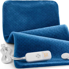 Fanatato heating pad back coverage shows wide area for full back comfort