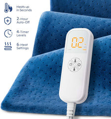 Fanatato heating pad king-size coverage supports multiple body areas with generous warmth.