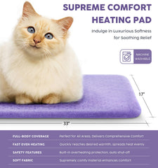 Fanatato heating pad is machine washable for easy maintenance.