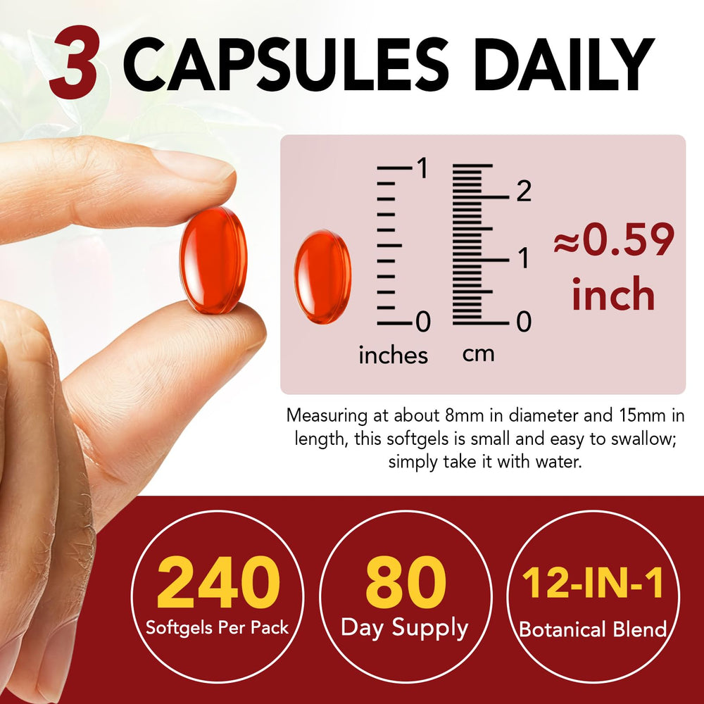 FANSHI Cayenne Softgel capsule close-up emphasizing smooth texture and swallowability