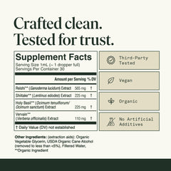 Fantastic Fungi organic mushroom blend close-up highlights full-spectrum extract.