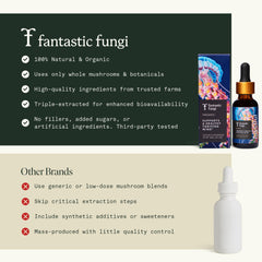 Fantastic Fungi Plant-based cognitive support visual communicates natural focus potential