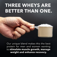 Fantastic Nutrition 3-in-1 Whey unflavored shaker blends smoothly without altering taste