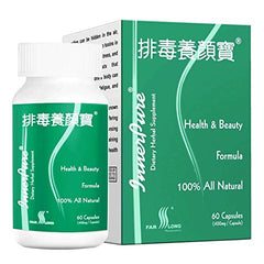 FAR LONG InnerPure bottle and label, showcasing a natural digestive support blend.