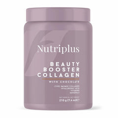 Farmasi Nutriplus Beauty Booster collagen chocolate jar supports skin and hair health