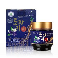 FARMER QUEEN Doraji syrup bottle for easy tea preparation and gentle throat comfort.