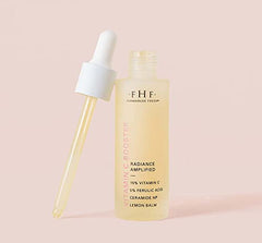 Apply FarmHouse Fresh Vitamin C Serum on the face for a subtle glow.