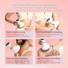FASCITONE relaxation after workout using device for recovery.