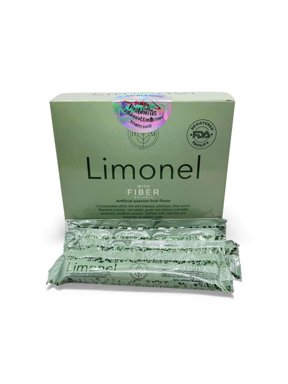 Close-up of chia, flaxseed, plum, papaya and mango in Limonel